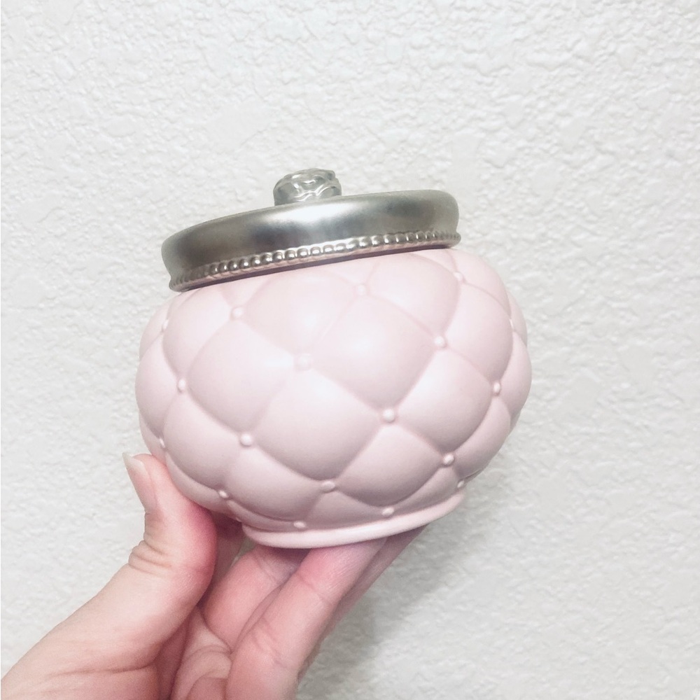 Vtg Avon Rose Vanity Collection Ceramic Trinket Box Jar Grandmacore Cottagecore